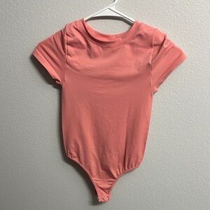 Wild Fable Coral Short Sleeve Bodysuit